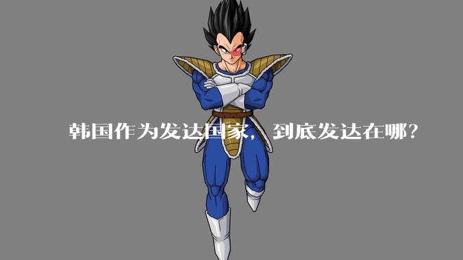 韩国作为发达国家，到底发达在哪？