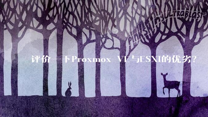 评价一下Proxmox VE与ESXi的优劣？